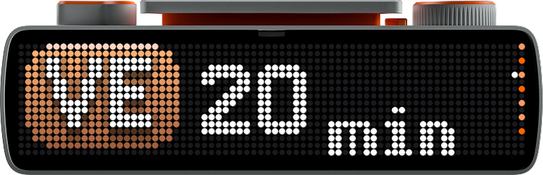 VE route plate with 20 min on the BUSY Bar