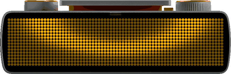 Blue page reading REROUTED with the track change detail scrolling beneath